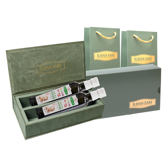 4 Saat Organik Bebek Zeytinyağı Lux Hediye Paketi 2 adet 250 ml.