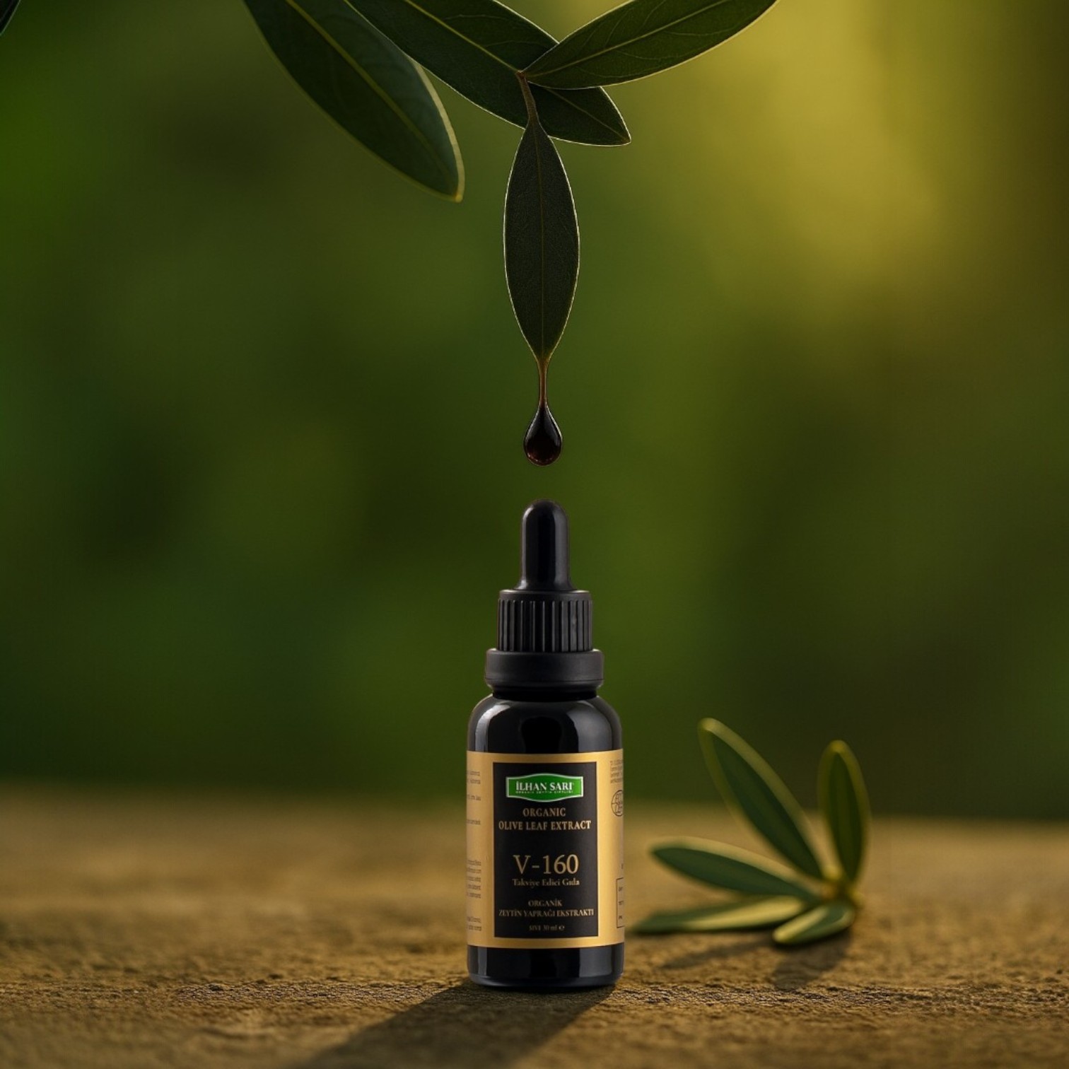 V-160 Organik Zeytin Yaprağı Ekstraktı