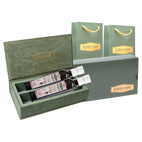 4 Saat Organik Hamileler için Zeytinyağı Lux Hediye Paketi 2 adet 250 ml.