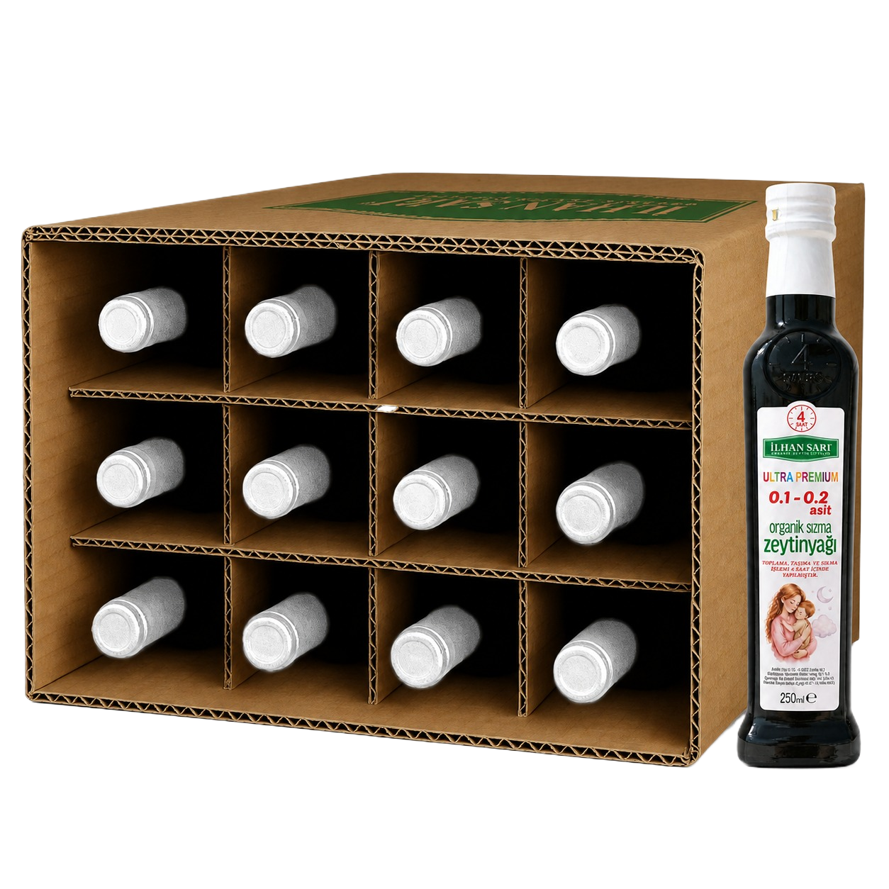 Wholesale 4 Hours Organic Olive Oil For Baby ( 12x250 ml )