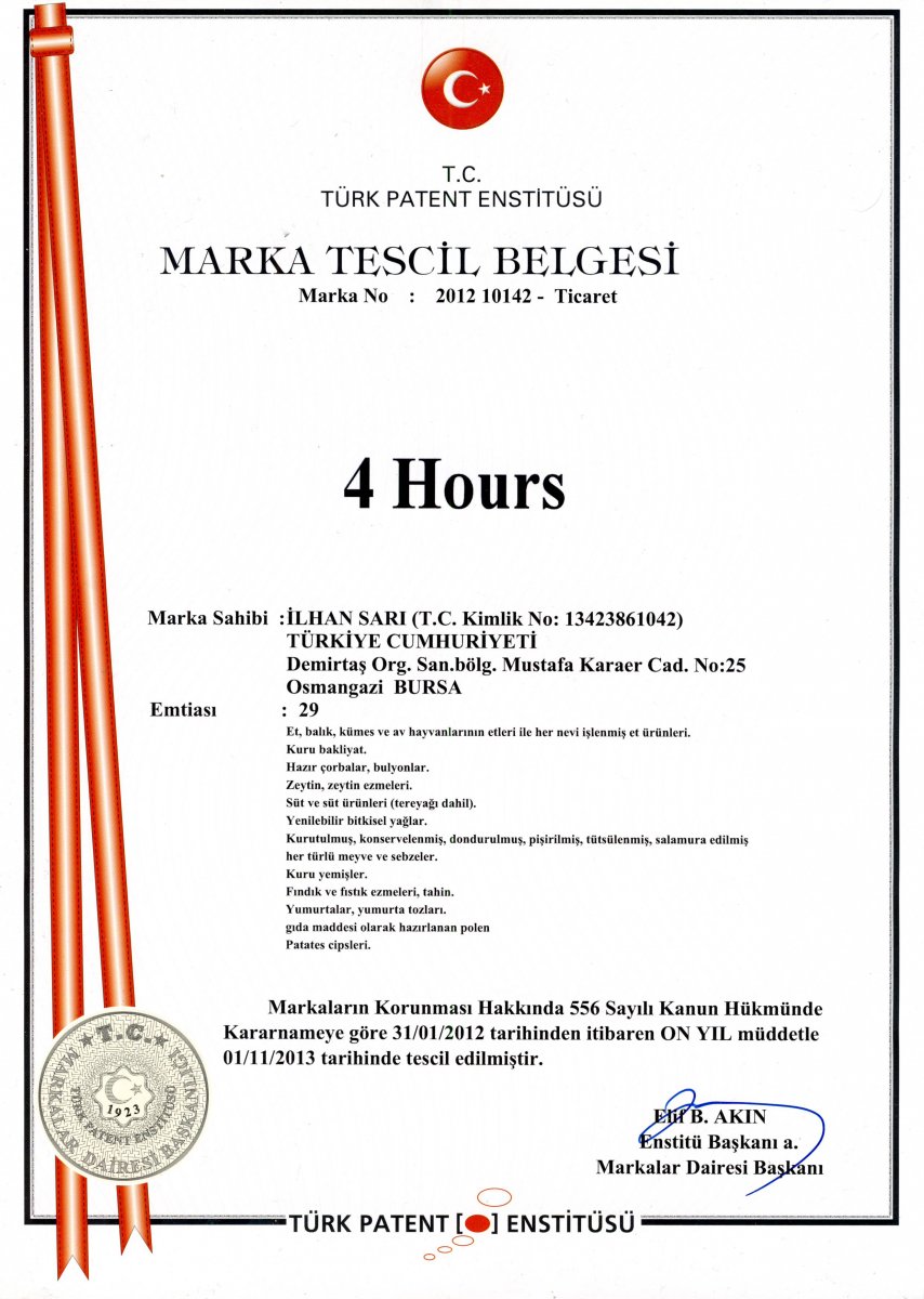 Marka Tescil Belgesi
